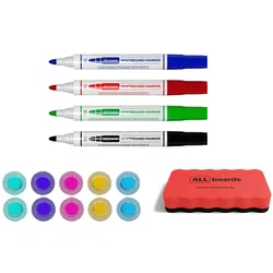 ALLboards Whiteboard Zubehör-Set farbsortiert
