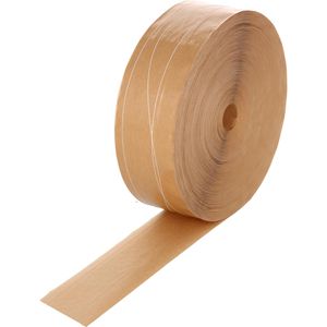Böttcher-AG Nassklebeband braun, 60mm x 200m, fadenverstärkt, 60g/m² Kraftpapier
