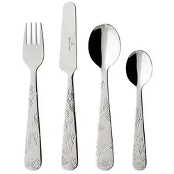 Villeroy & Boch, Kindergeschirr + Kinderbesteck, Kinderbesteck 4tlg. Happy as a Bear