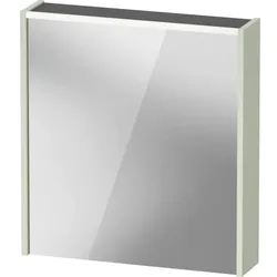 Duravit D-Code Spiegelschrank DC7105LHHHH0000 650x700 mm, Blassgrün Matt, mit Beleuchtung und Steckdose