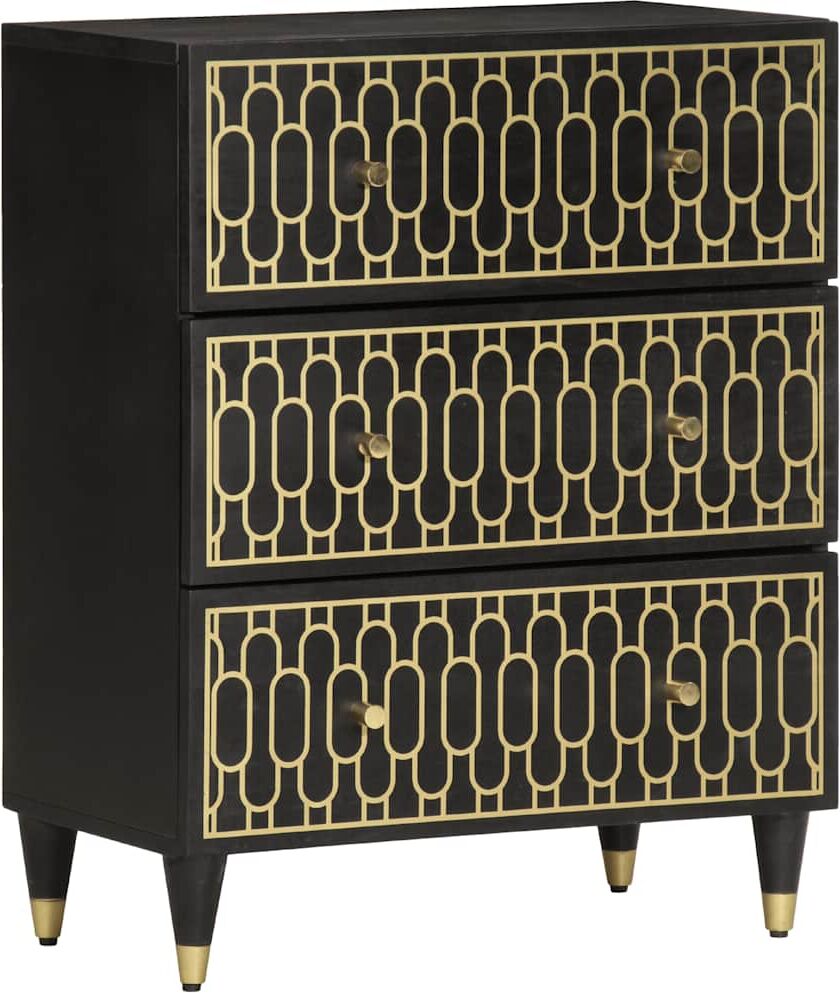 vidaXL Armoire latérale 60x33x75 cm bois massif de manguier