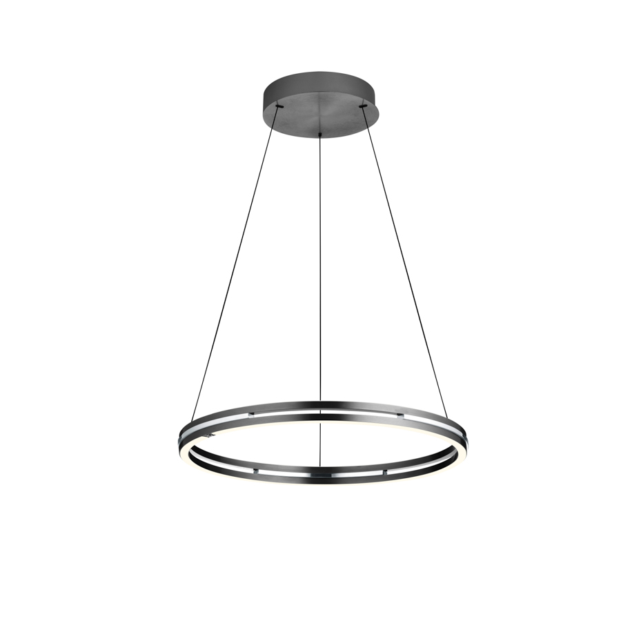 Elements by Bankamp LED-Pendelleuchte BEN, rund, Anthrazit 20690/1-39 4045542244525