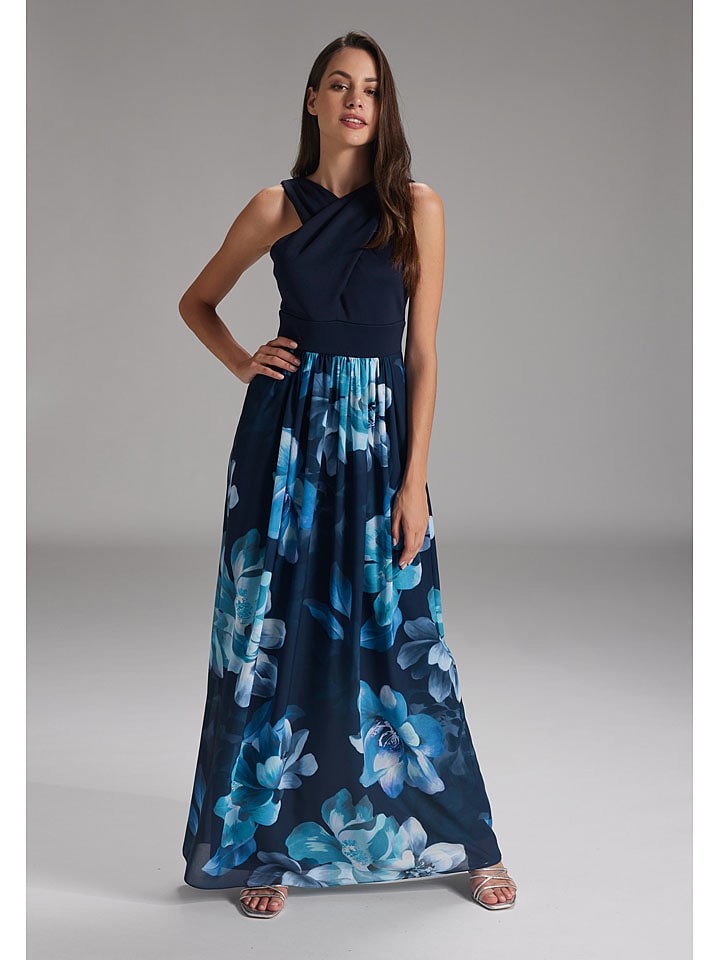 SWING Kleid in Dunkelblau - 40