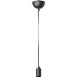 ledscom.de Pendelleuchte / Hängelampe DORI, schwarz matt, 1x E27 max. 60W