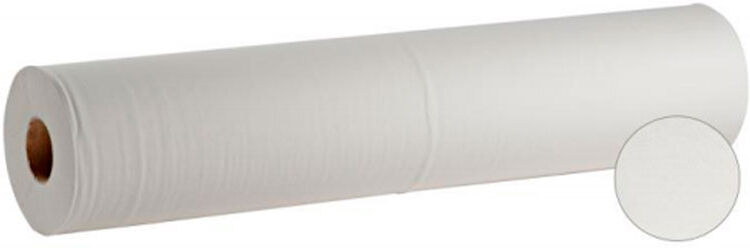 Rolo de papel para marquesa, lisa, massa, duas capas (seis unidades)