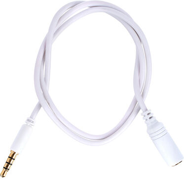 the sssnake Slim Line 4 Pin Jack 0,5m WE Weiß