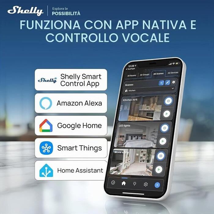 SHELLY Lampadina Smart E27 Duo Bulb E27 Gen-bianco