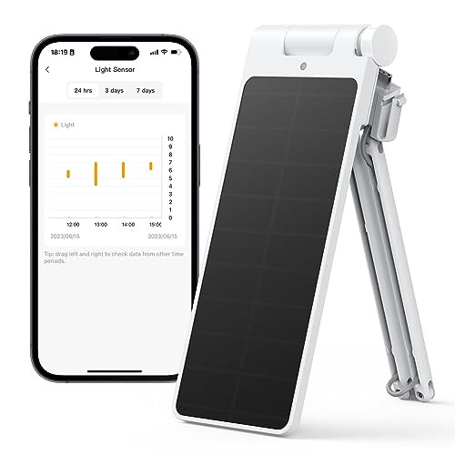 SwitchBot Solar Panel Charger voor Curtain 3 - Slim zonnepaneel voor Curtain 3 Rod/U Rail