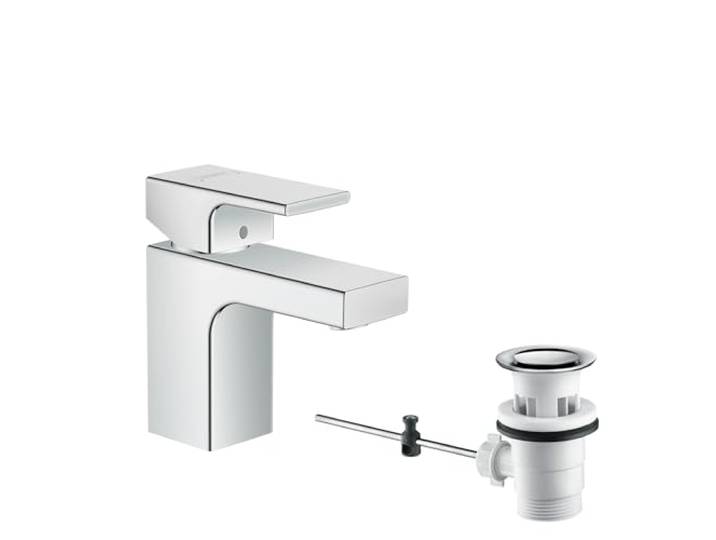 hansgrohe Vernis Shape Mitigeur de lavabo 70 avec tirette et vidage synthétique\, chromé\, 71560000