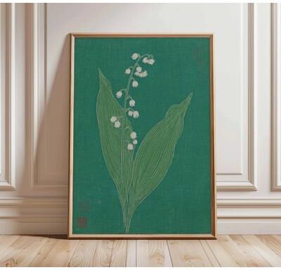 Uplifted Goods Architectural Japanese Heritage Wildlife Canvas Art m 7.87 X 11.81 In unframed