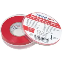 HellermannTyton Premium PVC-Isolierband FLEX1000+19x20 RD
