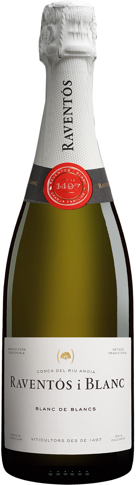 Raventós i Blanc Brut Reserva »Blanc de Blancs« Reserva 2024 12% Vol. Trocken aus Spanien