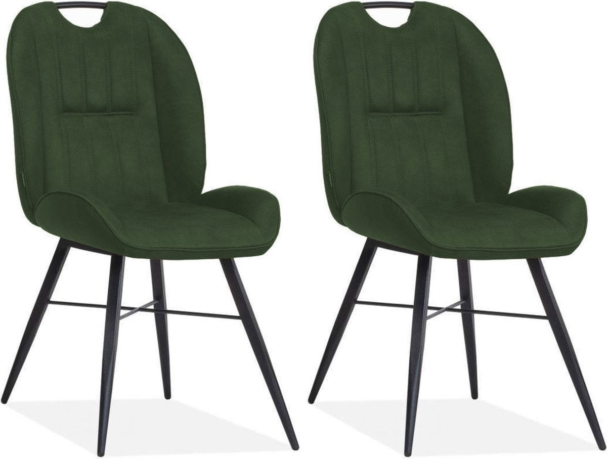 Eetkamerstoel Shelton Moss - Set van 2 stoelen