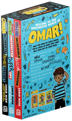 HODDER PUBLISHING Planet Omar 3 Book Box Set by Zanib Mian – Accidental Trouble Magnet, Super Spy & Rescue Mission