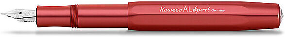 KAWECO Füllhalter Aluminium Sport Deep Red  rosa B