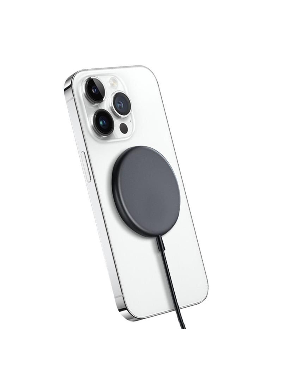 CRONG MagSpot Wireless Charger - Aluminum MagSafe 15W Inductive Charger - Graphite