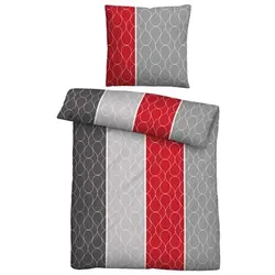 Castell® Bettwäsche Streifen-Welle Polycotton Renforcé Einzelbett, 2tlg.
