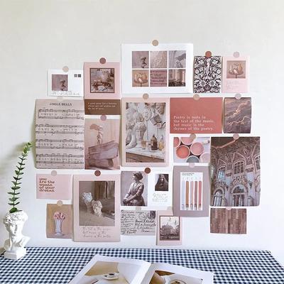 Inspire Essentials EverMood Nordic Photo Card Wall Decor Aesthetic Postcard Sticker Set 9