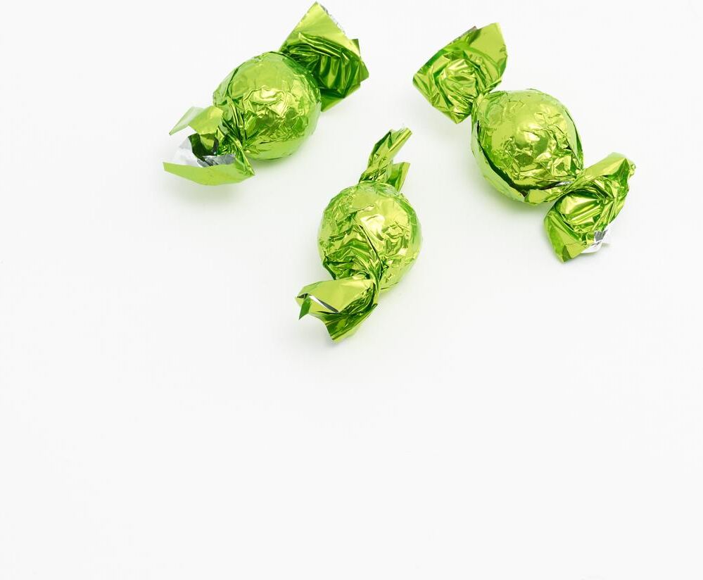 3 stk. Choco Balls, lysegrøn  Send Blomster  Interflora