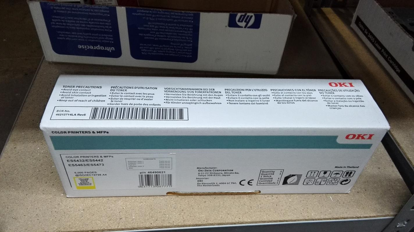 OKI 46490621 Gele Toner
