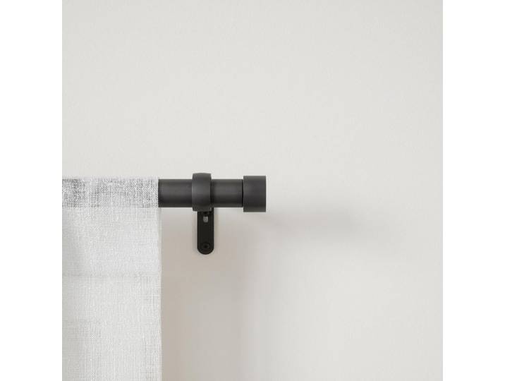 Vorhangstangenset Cappa Schwarz L: 168-305 cm