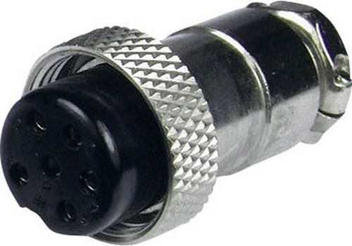 Cliff FC684214 Miniatur-DIN-Rundsteckverbinder Buchse, gerade Polzahl: 4 Silber