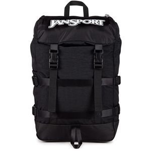 JanSport Rucksack Skip Pack Black, 43,5 cm, mit Laptopfach, schwarz, Nylon, 28 Liter