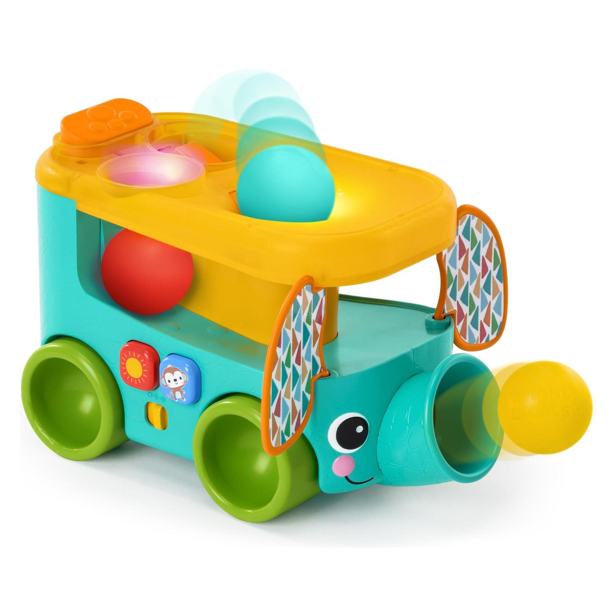 Bright Starts Pop & Roll Safari Bus Spielzeug mit Bällen (BS-16827)