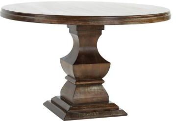 "Andrews Pedestal Dining Table - 48"" - Washed Walnut - Ballard Designs"