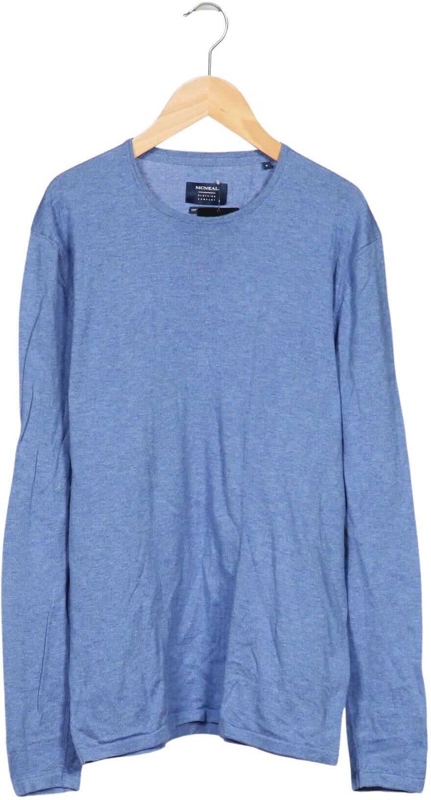 McNeal Herren Pullover, Blau, Gr. M, Baumwolle - Second Hand