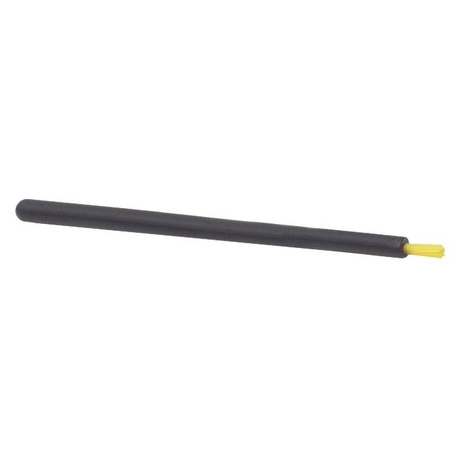 Wolfgang Warmbier ESD Pinsel hart, gelbe Nylonborsten 3 mm, ableitfähig (6104.Y.200.N)