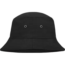Myrtle Beach Unisex Fischer Hut mit Paspel MB012 black/black L/XL (58 cm)