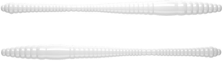 Libra Lures Dying Worm 70-Cheese-001 - White
