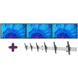 NEC Menuboard 3x MultiSync M321 Signage Display 80 cm 32 Zoll inkl. Neomounts NMPRO-WMB3 Wandhalterung