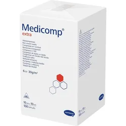 Medicomp extra unsteril 10x10 cm 100 St
