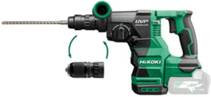 HiKOKI Perceuse-visseuse et marteau burineur sans fil (SDS-plus) DH3628DC (Basic) (Carton) (DH3628DCW4Z)