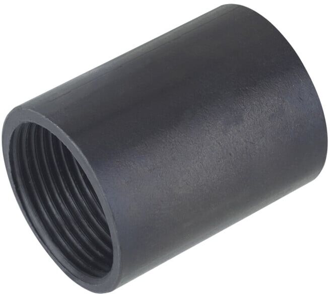 Fränkische Manchon fileté en acier tubulaire SM-E 50 brunissé noir (20250050)