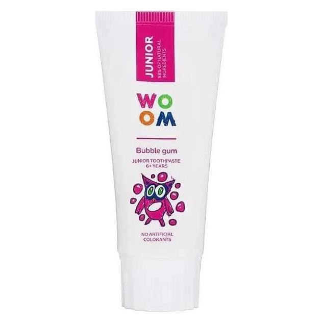 Woom Brand Junior Toothpaste Bubble Gum 6+ Years - Baby Toothpaste (50 ml) (4751033920112)
