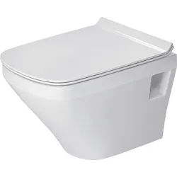 Duravit Wand-WC DuraStyle Compact 48cm, Tiefspüler, 25390900001, Farbe: Weiß mit Wondergliss