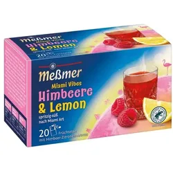 Meßmer Früchtetee »Himbeere & Lemon« 20 Stück gelb