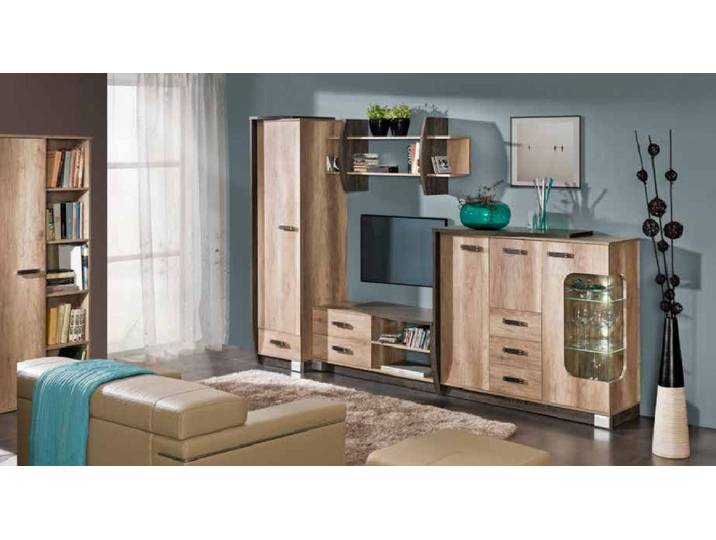Xlmoebel Wohnwand Möbelset für das Wohnzimmer in zeitlosem Design mit Stauraum, (Wohnzimmer set), Hergestellt in Europa