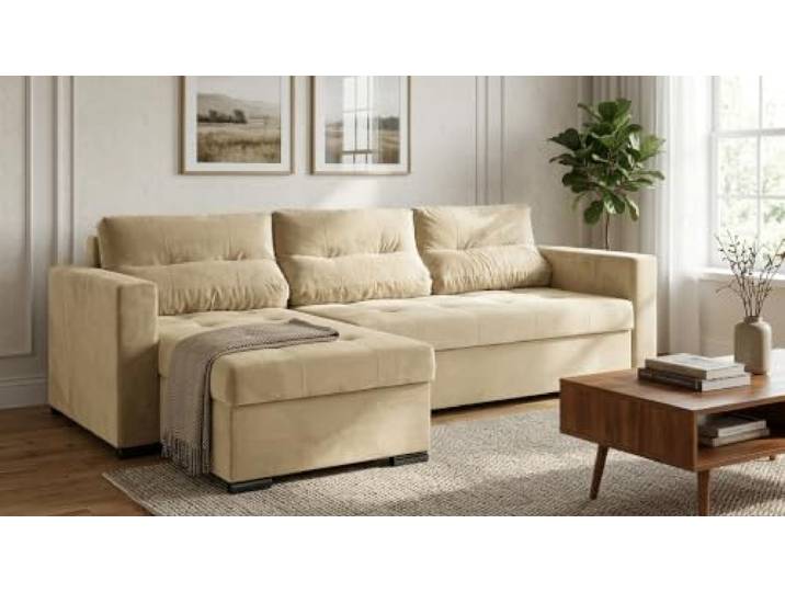 Family Meble Ecksofa Varius Royal Aura mit Schlaffunktion und 2 Bettkästen, Ecke rechts – Variante Royal Aura 2