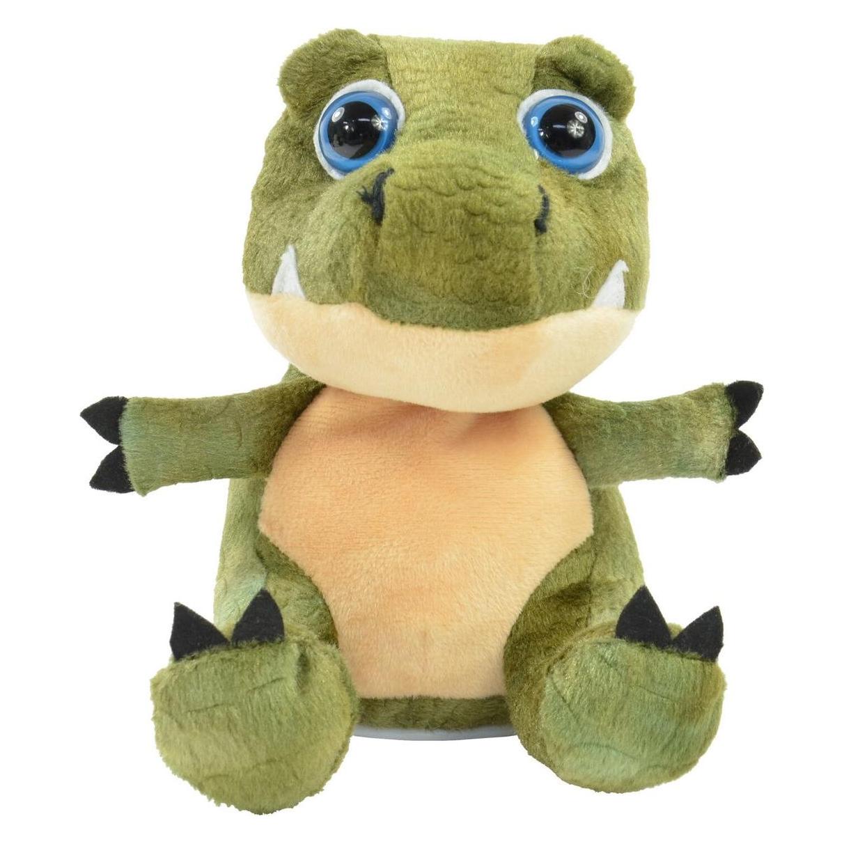 Kögler Sprechender Labertier Dino "Babytooth" Plüschfigur spricht nach (20 cm) (75946)