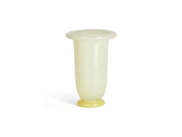 HAY - Empire Vase, medium, lime yellow / dark lime
