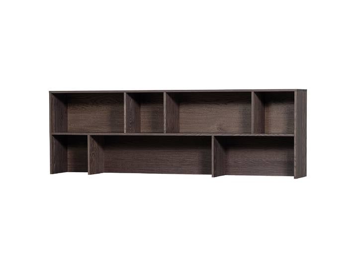 Aufsatzregal Massivholz Esche, lackiert Braun/Espresso 200 x 65 x 30cm