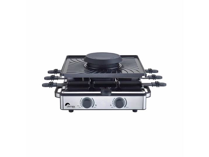 Ohmex RCL-0828SL Raclette – Raclette Ofen/Raclette Grill – schwarz