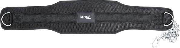 Softee cinturon de carga extra cinturón halterofilia Negro (UNICA)