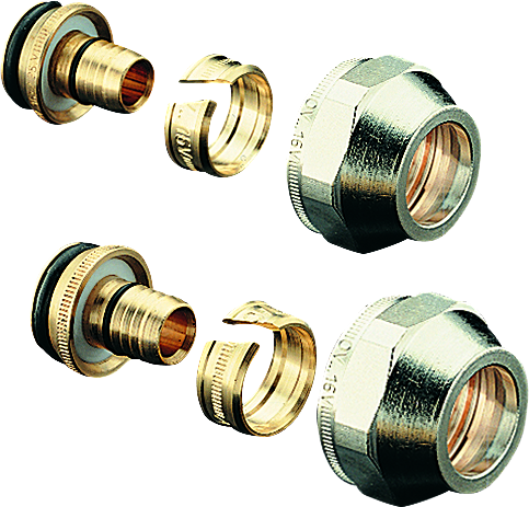 Oventrop Raccord à compression Cofit S 1507938 18x2mmxG 3/4 ÜM, 2 fois