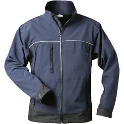 Softshelljacke GAMMA, marine-blau, Größe M - marineblau/schwarz - M