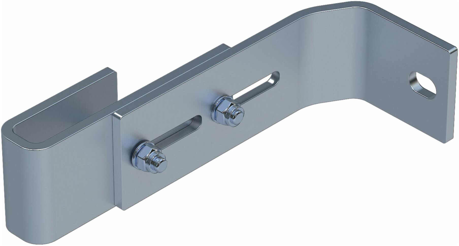 ZARGES Wandhalter, verstellbar 150 - 190 mm Stahl verzinkt für Stahlleiter (47314)